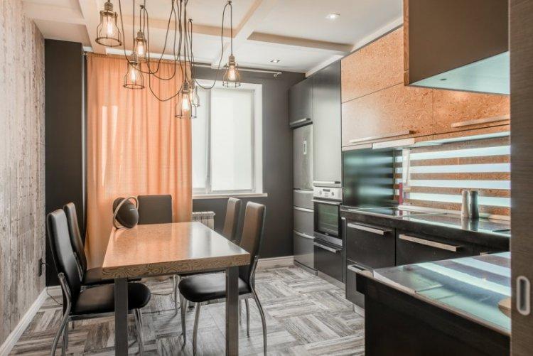 Cuisine 14 m² - photo design d'intérieur