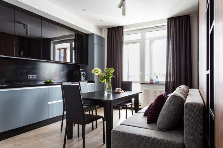 Cuisine 20 m² - photo de décoration d'intérieur