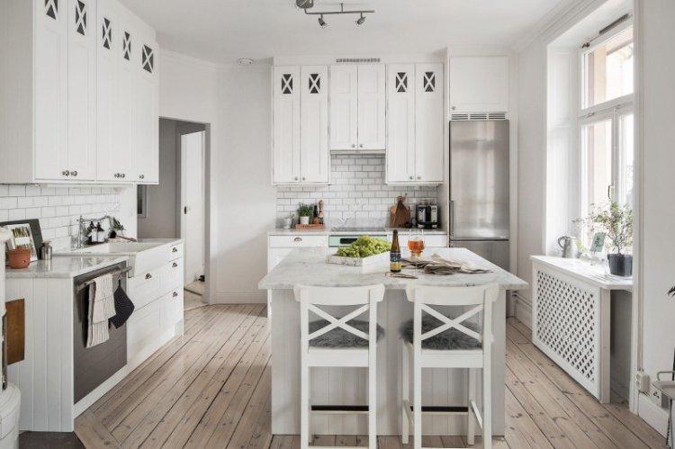 Cuisine 20 m² - photo de décoration d'intérieur