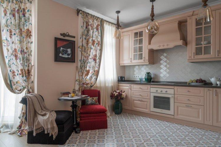 Cuisine 20 m² - photo de décoration d'intérieur