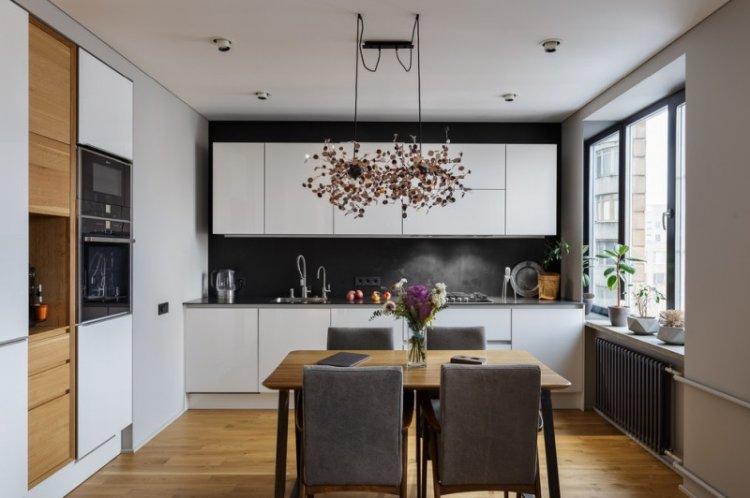 Cuisine 20 m² - photo de décoration d'intérieur