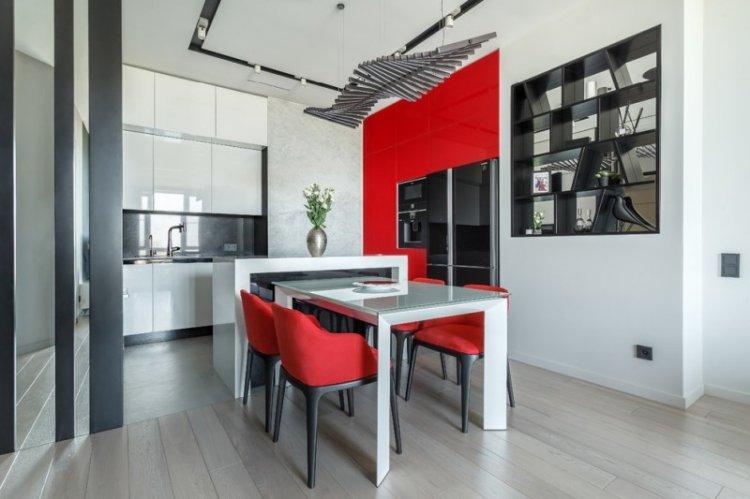 Cuisine 20 m² - photo de décoration d'intérieur