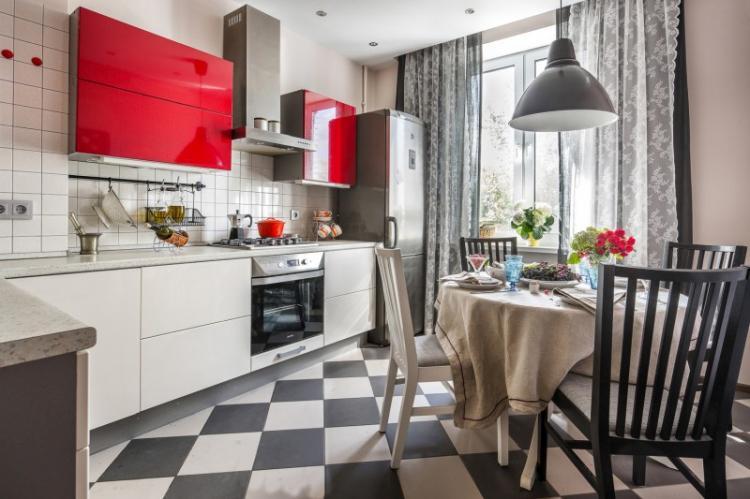 Finitions de sol - Cuisine design 3 par 4