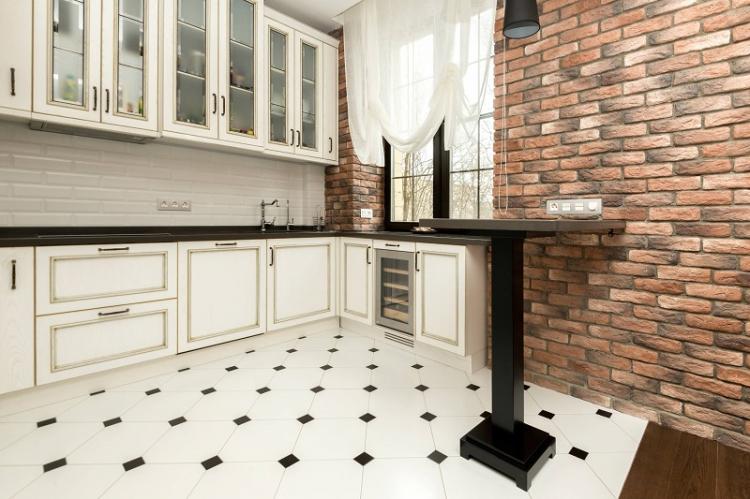 Comment augmenter visuellement l'espace - Conception de cuisine 9 m².