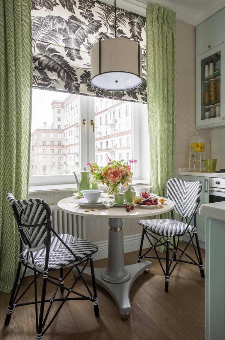 Design d'intérieur de cuisine 9 m² - des photos de vrais intérieurs