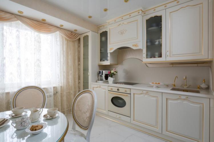 Conception de cuisine classique - photo