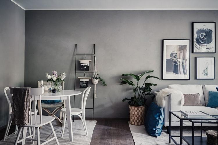 Décoration murale - Conception de cuisine de style scandinave