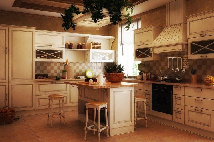 Cuisine de style campagnard - Photo de design d'intérieur