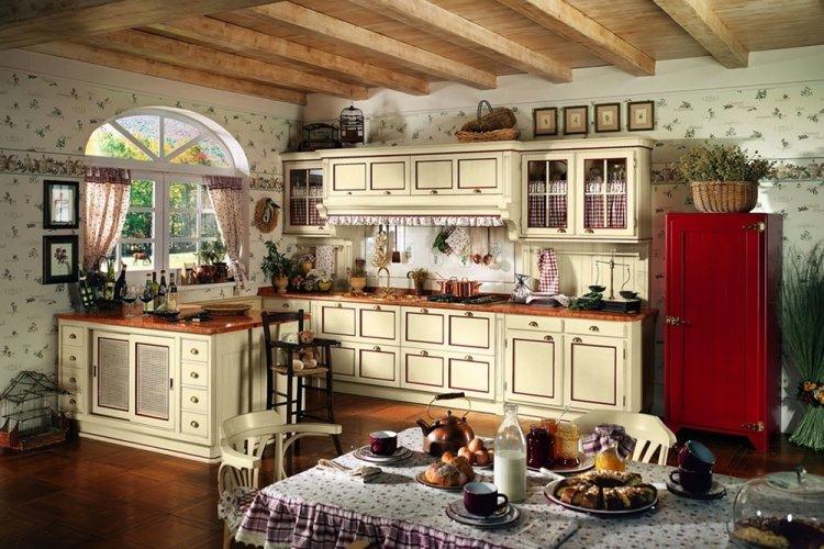 Cuisine de style campagnard - Photo de design d'intérieur