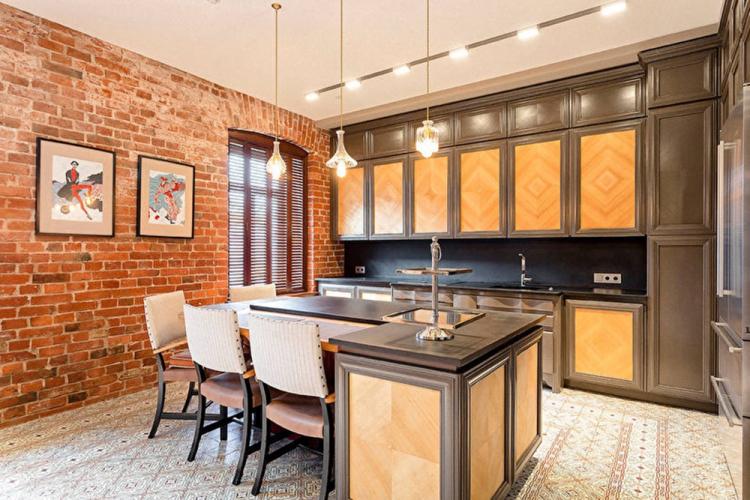 Conception de cuisine de style loft - photos de vrais intérieurs