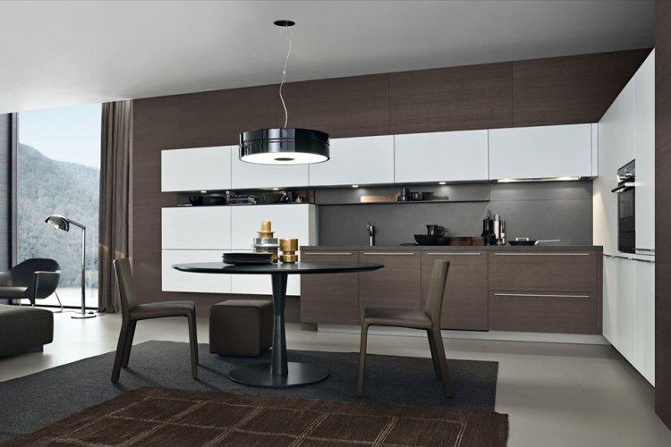 Cuisine dans le style du minimalisme - photo de design d'intérieur