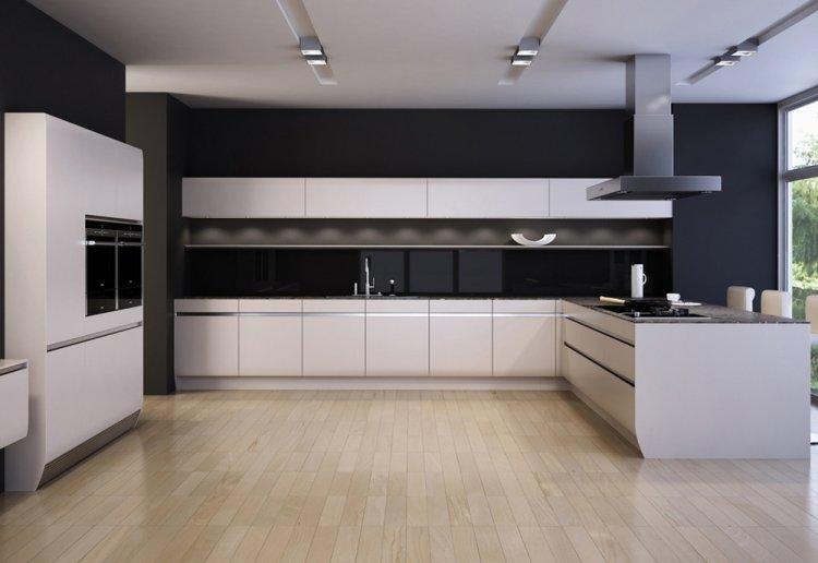 Cuisine dans le style du minimalisme - photo de design d'intérieur