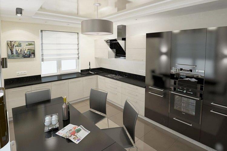 Cuisine dans le style du minimalisme - photo de design d'intérieur