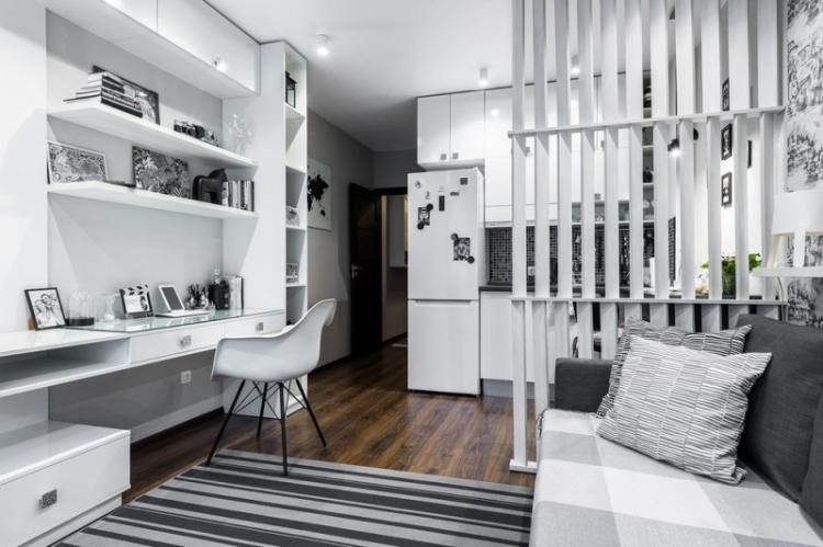 Design d'intérieur d'un studio - photos d'intérieurs réels