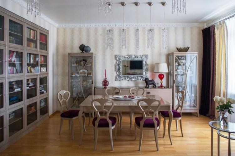 Conception d'appartement dans un style classique, Moscou