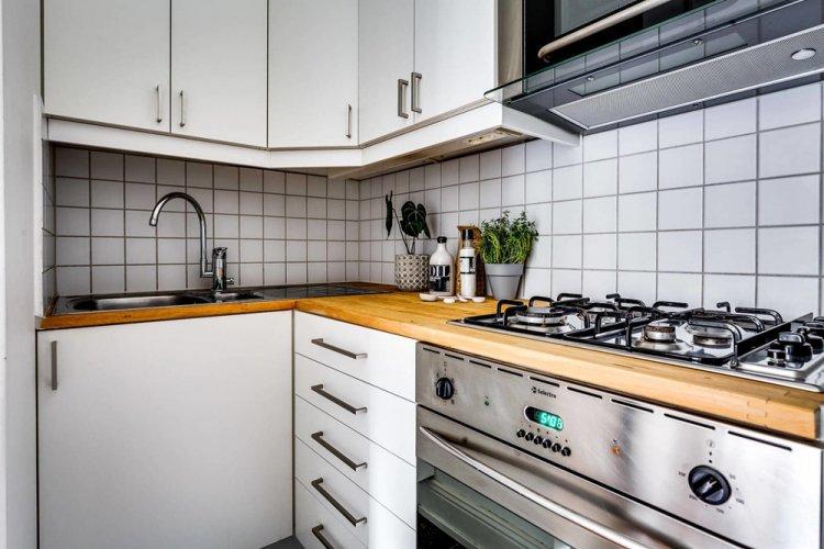 Accent sur le sol - Design d'appartement de style scandinave