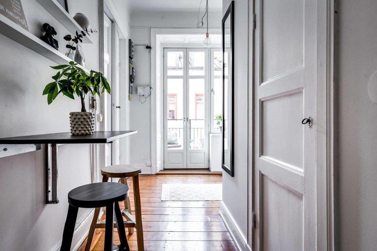 Accent sur le sol - Design d'appartement de style scandinave