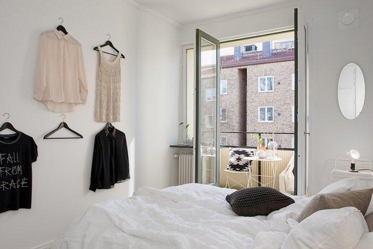 Appartement scandinave blanc comme neige - Design d'appartement de style scandinave