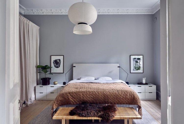 Appartement scandinave Toutes les nuances de gris - Design d'appartement de style scandinave