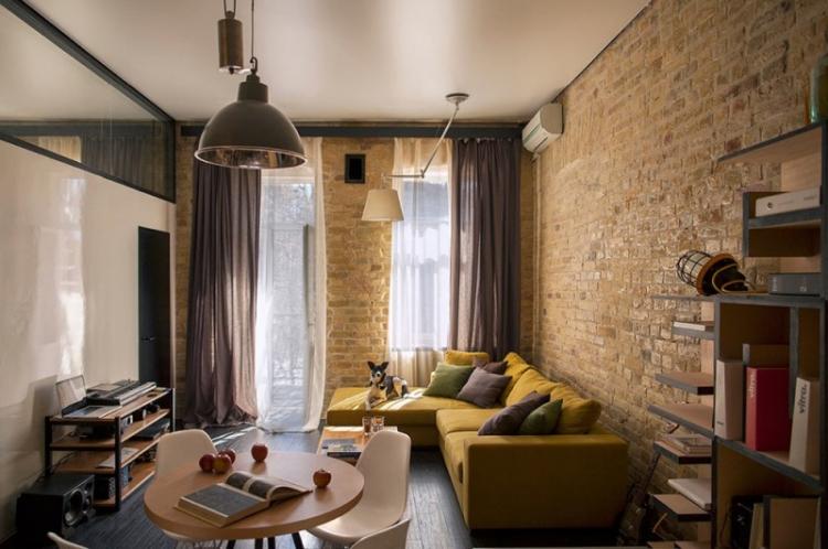 Conception d'un petit appartement dans le style loft