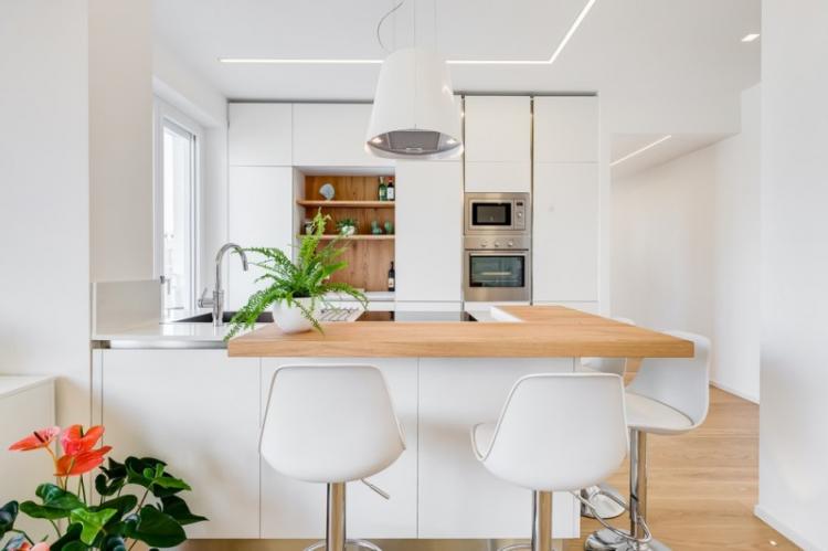 Appartement dans le style du minimalisme - photo de design d'intérieur