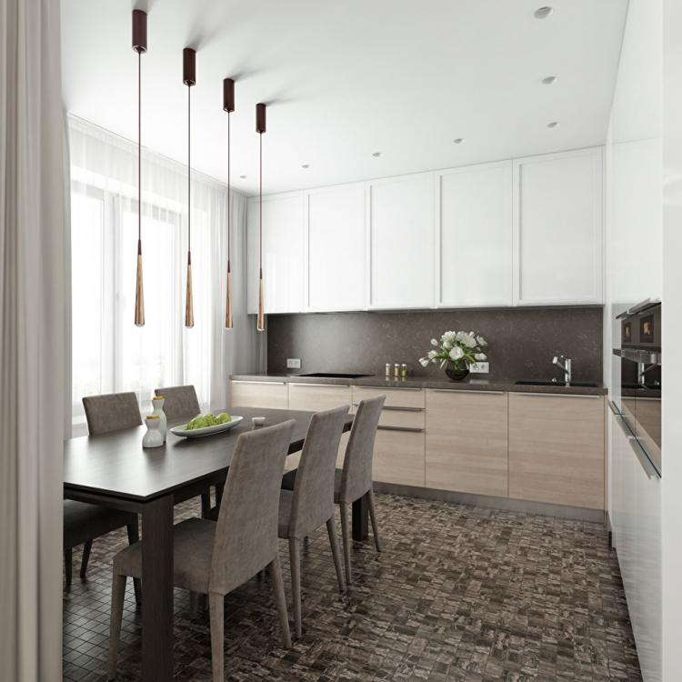 Conception d'un appartement dans le complexe résidentiel Sobranie