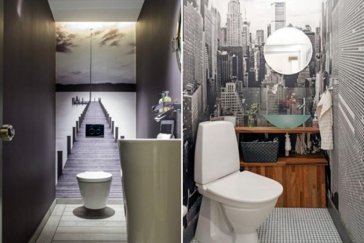 Déco fonctionnelle - Petite toilette design