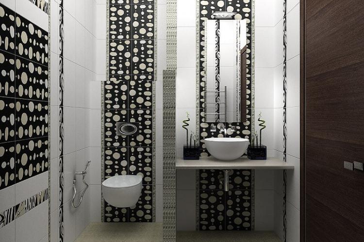 Conception de petites toilettes - photos d'intérieurs réels