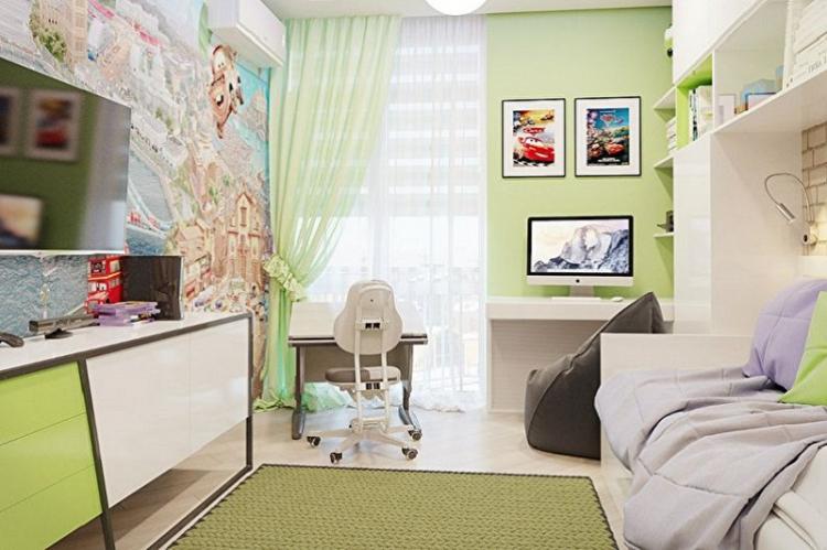 Conception d'une petite chambre d'enfants - photos d'intérieurs réels