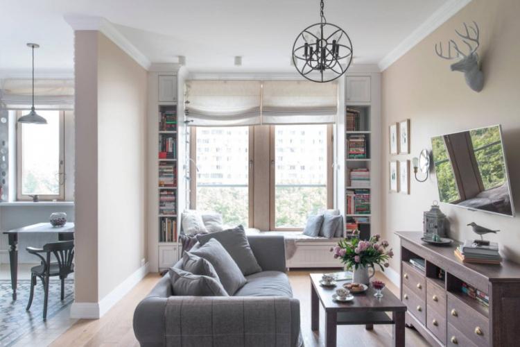 Conception d'un petit salon - photos de vrais intérieurs