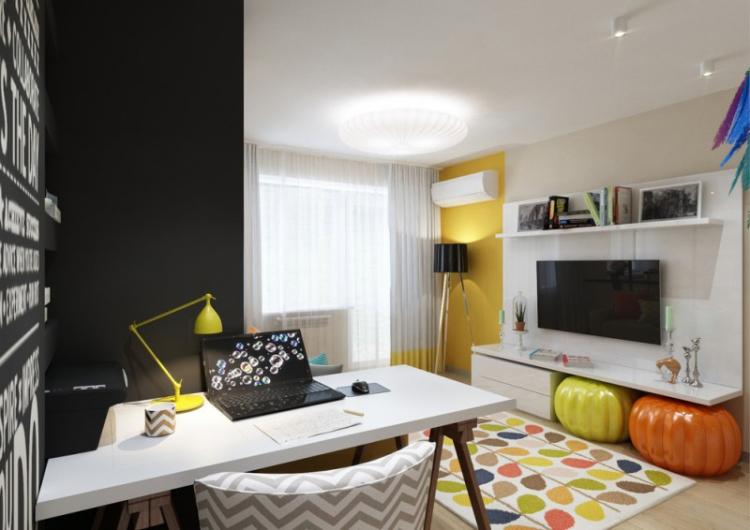 Conception de petit appartement - photos d'intérieurs réels