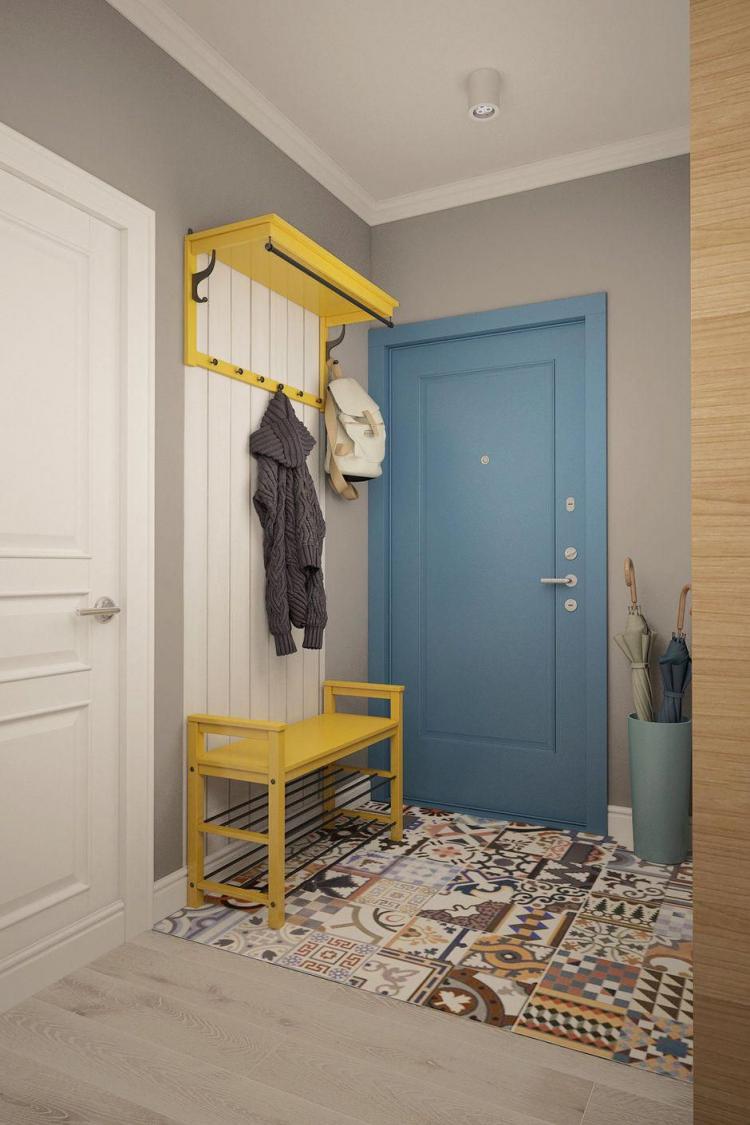 Conception d'un petit couloir - photos d'intérieurs réels