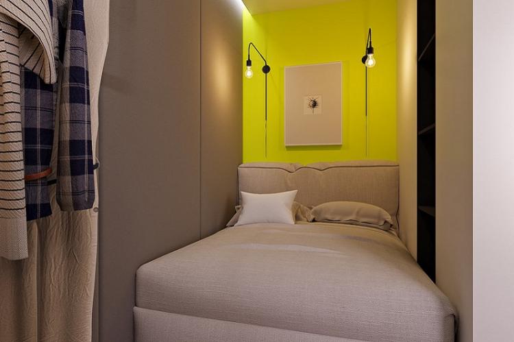  Conception de petite chambre - photos de vrais intérieurs