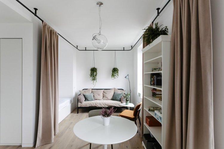 Appartement confortable de 33 m². à Moscou - Conception d'un appartement d'une pièce de 33 m².