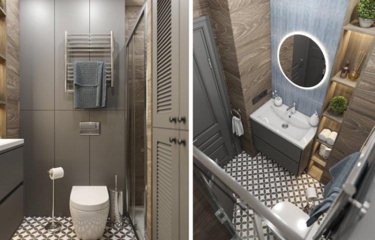 Multitâche sans faille à Moscou - Conception d'un appartement d'une pièce de 33 m².