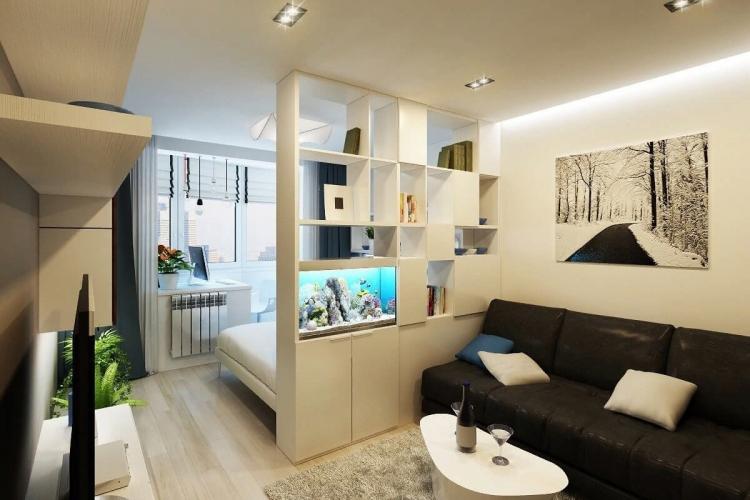 Mobilier - Zonage d'un T1 40 m².