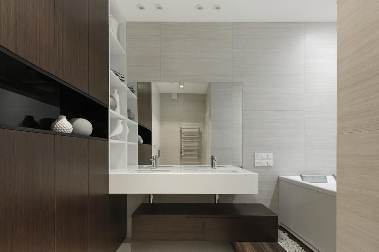 Conception de penthouse à Moscou