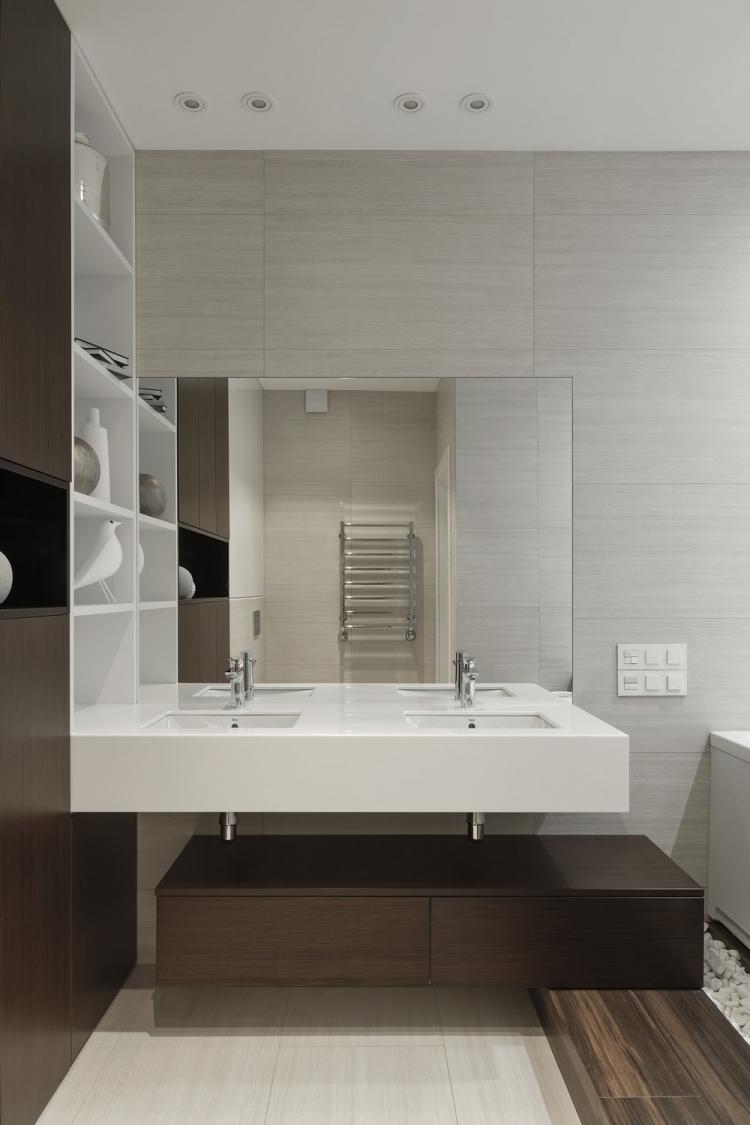 Conception de penthouse à Moscou