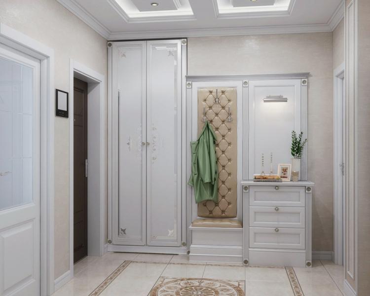 Couloir beige à Khrouchtchev - Design d'intérieur