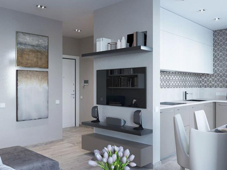 Projet de conception d'un appartement de 49 m².