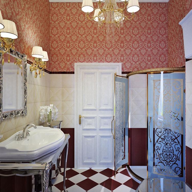 Style français à l'intérieur de l'appartement