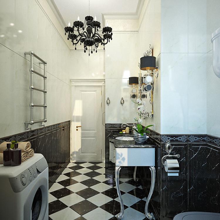 Style français à l'intérieur de l'appartement