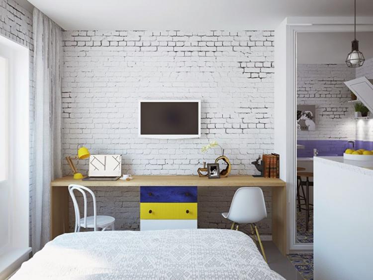 Projet de conception d'un petit studio, Sotchi