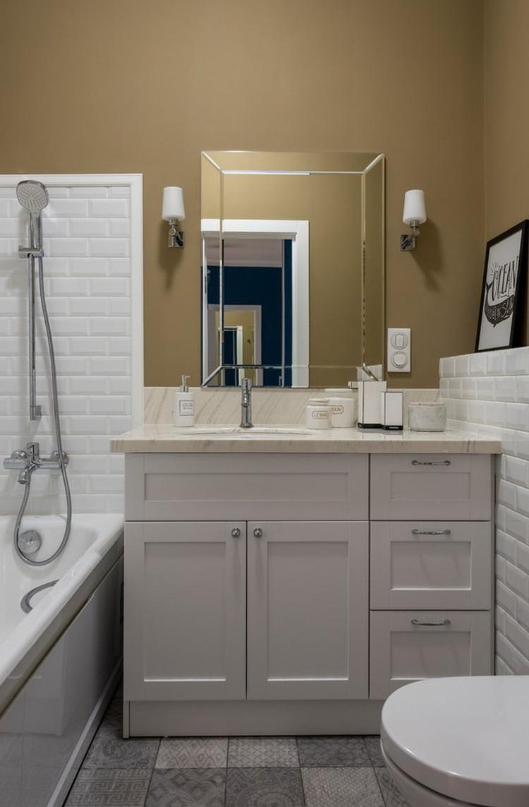 Conception d'une salle de bain combinée 3 m². - des photos de vrais intérieurs