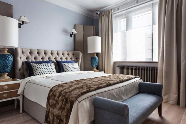 Chambre 10 m² dans un style classique - Design d'intérieur