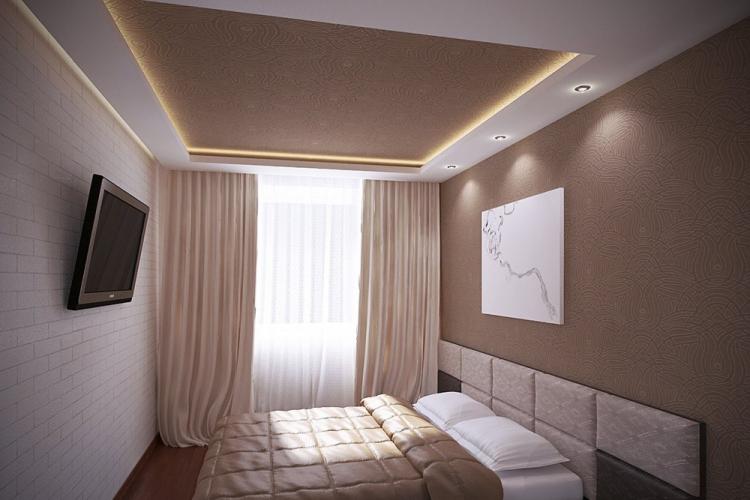 Décoration plafond - Chambre design 12 m²