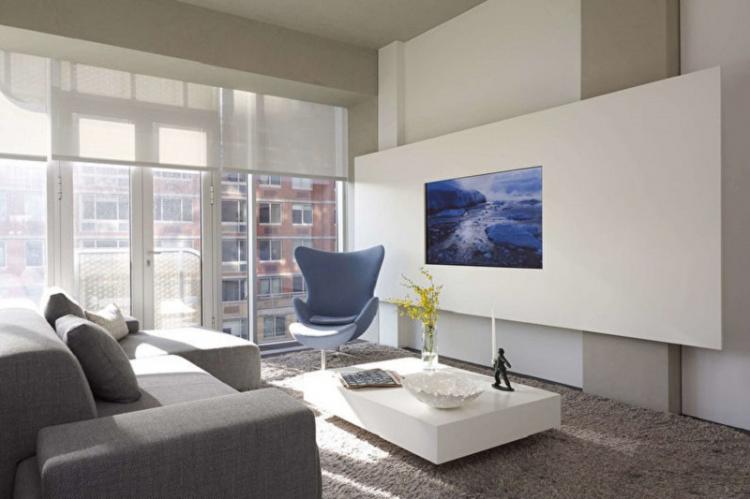 Niche en cloison sèche - Design mural TV