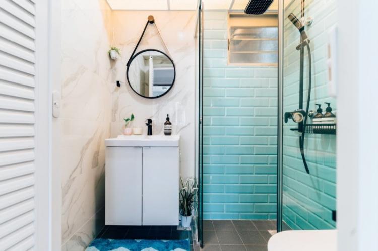 Salle de bain 2 m² dans un style scandinave - design d'intérieur