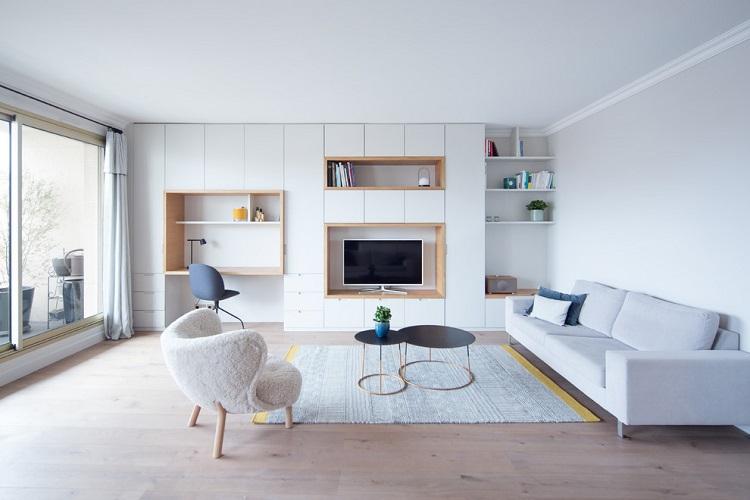 Conception du hall de l'appartement - photos d'intérieurs réels