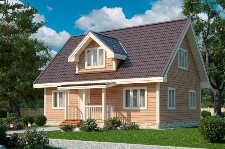 Maison 8 par 8 avec un grenier - projets et photos